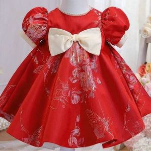 Baby Girl Butterfly Print Dress